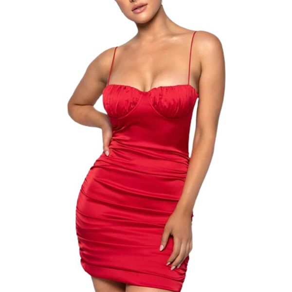 women sleeveless ruched dress summer fashion solid color for ladies female casual dresses, Black;gray
women sleeveless ruched dress summer fashion solid color for ladies female casual dresses, Black;gray