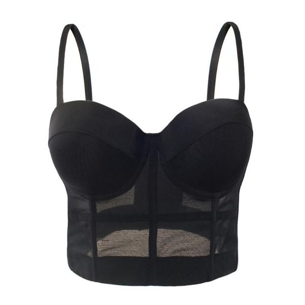 women's tanks & camis mesh push up bralet corset bustier bra night club party cropped vest plus size, White
women's tanks & camis mesh push up bralet corset bustier bra night club party cropped vest plus size, White
