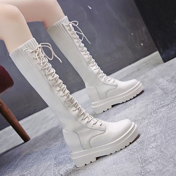 boots wedges shoes women knee high on platform 2021 autumn white casual chuny riding for, Black
boots wedges shoes women knee high on platform 2021 autumn white casual chuny riding for, Black