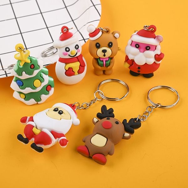 christmas series stereo keys chain soft glue 3d santa claus key ring pendant keychain gifts, Silver
christmas series stereo keys chain soft glue 3d santa claus key ring pendant keychain gifts, Silver