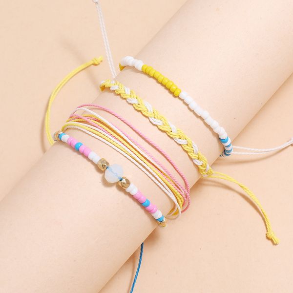 kimter bohemian hand woven bracelet set braided adjustable wave colorful bead bracelets rope bangle jewelry for women accessories q505fz, Golden;silver
kimter bohemian hand woven bracelet set braided adjustable wave colorful bead bracelets rope bangle jewelry for women accessories q505fz, Golden;silver