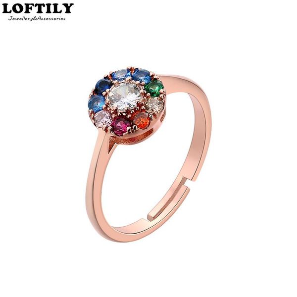 cluster rings luxury style flower love for women family mother's day gift ring jewelry mother colorful cz, Golden;silver
cluster rings luxury style flower love for women family mother's day gift ring jewelry mother colorful cz, Golden;silver
