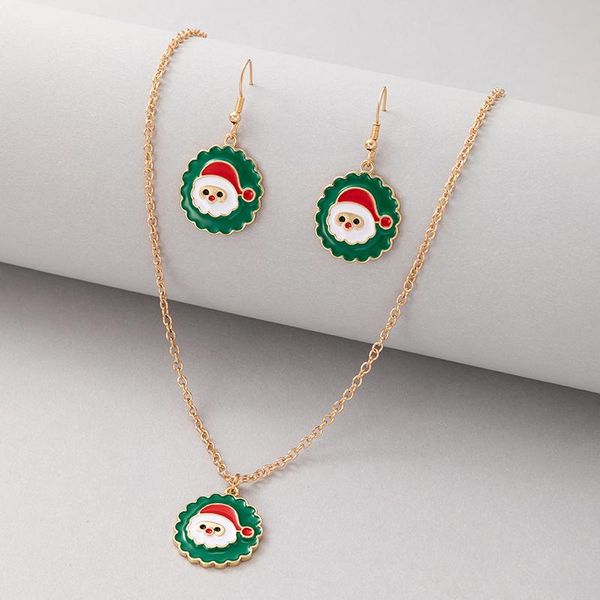 earrings & necklace tocona lovely santa claus drop for women girls charms green geometry alloy metal pendant christmas jewelry, Silver
earrings & necklace tocona lovely santa claus drop for women girls charms green geometry alloy metal pendant christmas jewelry, Silver
