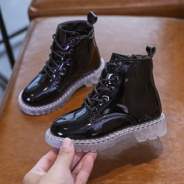 boots children maritn 2021 autumn shoes boys girls waterproof non-slip ankle kids patent leather rubber sneakers, Black;grey
boots children maritn 2021 autumn shoes boys girls waterproof non-slip ankle kids patent leather rubber sneakers, Black;grey