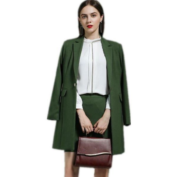 two piece dress women suit office work wear green blazer skirt suits sets plus size 4xl set, White
two piece dress women suit office work wear green blazer skirt suits sets plus size 4xl set, White