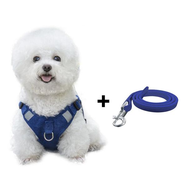 dog collars & leashes harness vest adjustable and leash set suede for dogs puppy collar cat pet chest strap
dog collars & leashes harness vest adjustable and leash set suede for dogs puppy collar cat pet chest strap
