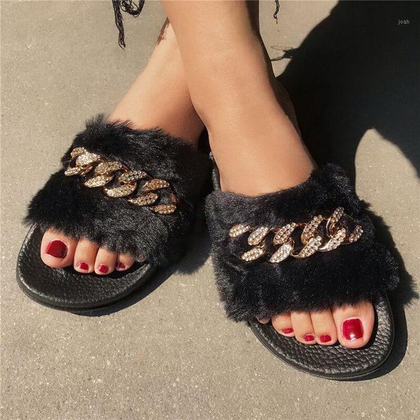 slippers fashion women furry fur slides home color flip flops fluffy plush house shoes female cute winter warm1, Black
slippers fashion women furry fur slides home color flip flops fluffy plush house shoes female cute winter warm1, Black