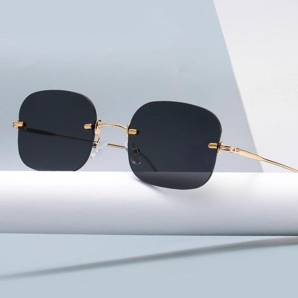 sunglasses 2021 fashion cool jennie rimless style tint ocean lens women brand design sun glasses 3080, White;black
sunglasses 2021 fashion cool jennie rimless style tint ocean lens women brand design sun glasses 3080, White;black