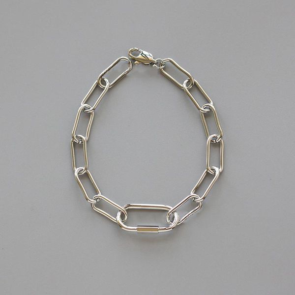 charm bracelets stainless steel carabiner bracelet for men women mirror polished chain on hands sliver color thick, Golden;silver
charm bracelets stainless steel carabiner bracelet for men women mirror polished chain on hands sliver color thick, Golden;silver