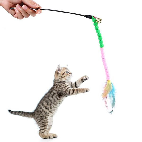 cat toys 1pcs random color teaser wand creative funny fake feather toy pet interactive kitten training supply
cat toys 1pcs random color teaser wand creative funny fake feather toy pet interactive kitten training supply