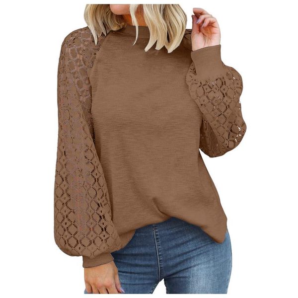 women's t-shirt casual round neck lace long sleeve for women spring winter clothes solid color tee shirt office lady 2022 gift, White
women's t-shirt casual round neck lace long sleeve for women spring winter clothes solid color tee shirt office lady 2022 gift, White