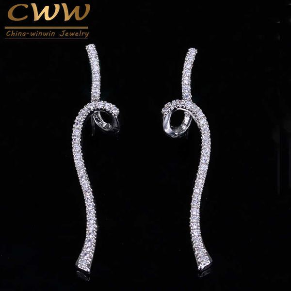designer geometric riband shape micro cubic zirconia stone pave fashion silver color ladies jewelry earrings cz089 210714
designer geometric riband shape micro cubic zirconia stone pave fashion silver color ladies jewelry earrings cz089 210714