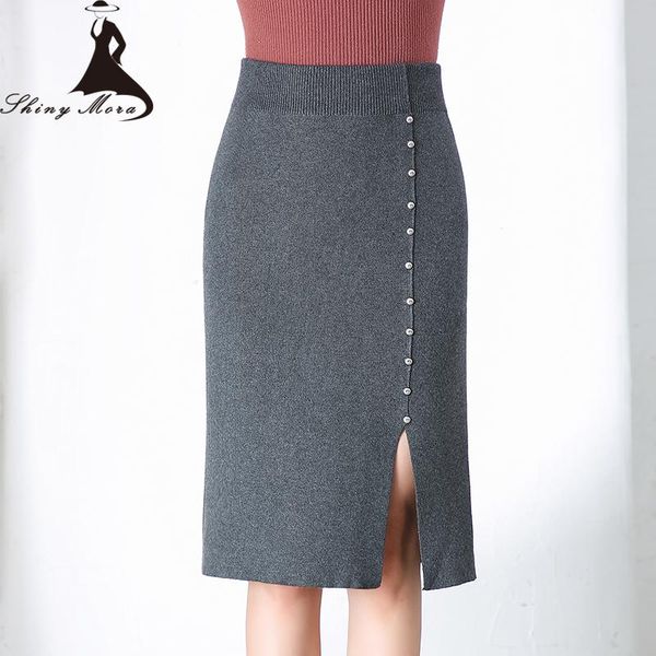 skirts autumn winter 2021 elasticity knee length for women high waist design knitted wool female elegant slim, Black
skirts autumn winter 2021 elasticity knee length for women high waist design knitted wool female elegant slim, Black