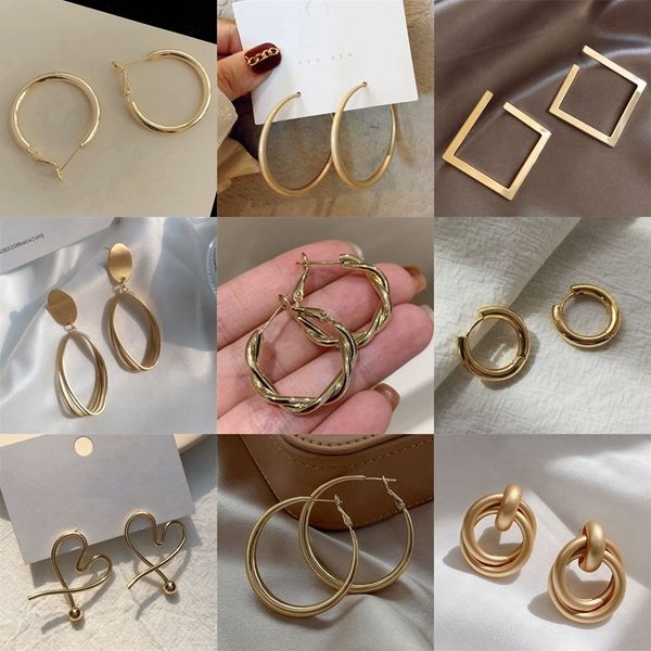 ylo and women'sfashion big circle stud exaggerated temperament advanced feeling net red earrings silver needle earrings, Golden;silver
ylo and women'sfashion big circle stud exaggerated temperament advanced feeling net red earrings silver needle earrings, Golden;silver
