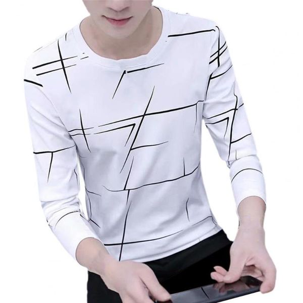 men's t-shirts t shirt men autumn winter long sleeve t-shirt stripe o-neck casual slim vintage cool simple skin-friendly for daily wear, White;black
men's t-shirts t shirt men autumn winter long sleeve t-shirt stripe o-neck casual slim vintage cool simple skin-friendly for daily wear, White;black