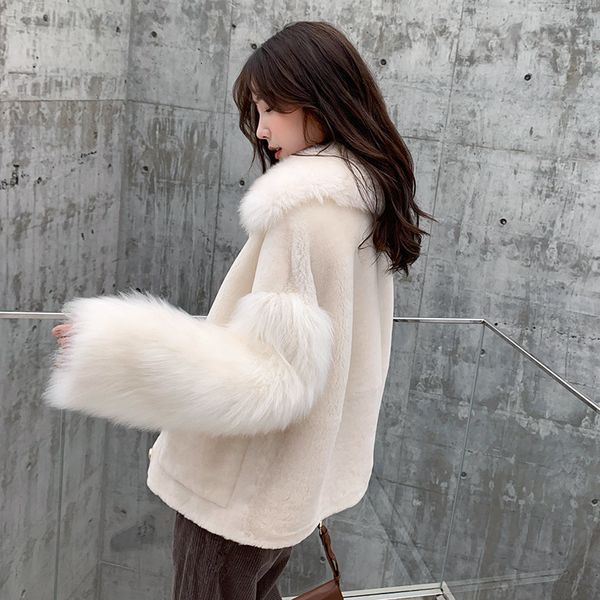 natural female winter coat women clothes korean double faced fur 100% wool jackets hiver bl003 yy1889, Black
natural female winter coat women clothes korean double faced fur 100% wool jackets hiver bl003 yy1889, Black