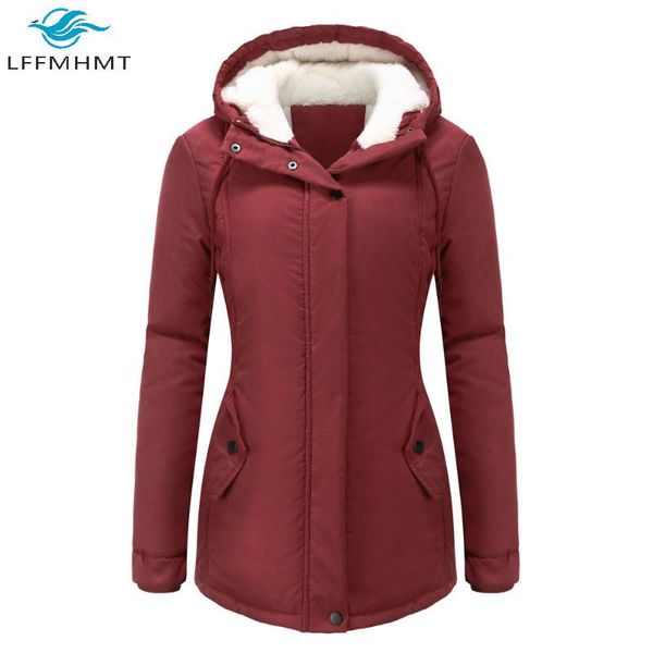 women's jackets 5xl large size women winter fashion solid color long sleeve hooded coats female slim fit warm thick fleece cotton padde, Black;brown
women's jackets 5xl large size women winter fashion solid color long sleeve hooded coats female slim fit warm thick fleece cotton padde, Black;brown
