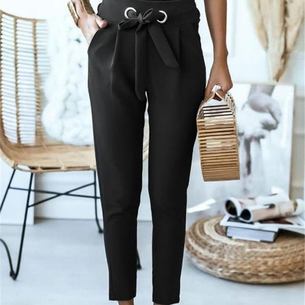 women's pants & capris england style womens tie bandage high waist harem casual slim fit solid color cropped tappered long pencil trous, Black;white
women's pants & capris england style womens tie bandage high waist harem casual slim fit solid color cropped tappered long pencil trous, Black;white