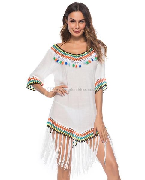 women's women bikini beach swimsuit cover ups lace floral embroidery crochet tassel hollow blouse shirts swimwear bathing sui, White;black
women's women bikini beach swimsuit cover ups lace floral embroidery crochet tassel hollow blouse shirts swimwear bathing sui, White;black