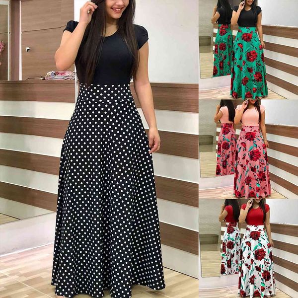 floral printed long evening womens dresses party summer plus size maxi short sleeve elegant for ladies vestidos, Black;gray
floral printed long evening womens dresses party summer plus size maxi short sleeve elegant for ladies vestidos, Black;gray
