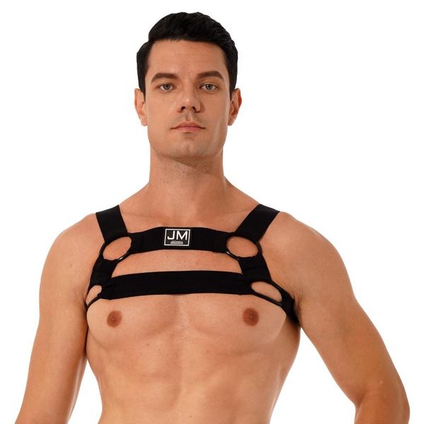 belts men shoulder chest belt o ring connected wide elastic straps vest for gym fitness workout sport, Black;brown
belts men shoulder chest belt o ring connected wide elastic straps vest for gym fitness workout sport, Black;brown
