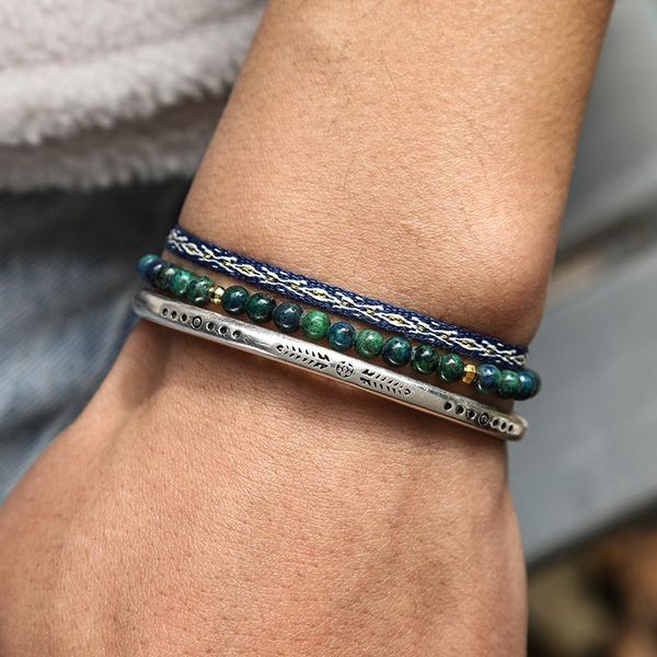 beaded, strands fashion men's bracelets set dainty silver color fish pattern natural lapis lazuli stone energy beads jewelry gif, Black
beaded, strands fashion men's bracelets set dainty silver color fish pattern natural lapis lazuli stone energy beads jewelry gif, Black