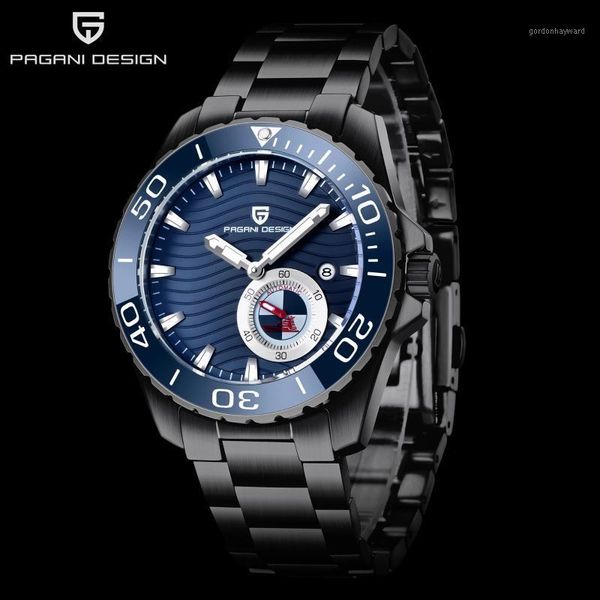 2021paganl deslgn ceramic bezel watch 100m waterproof men's automatic sports and leisure mechanical wristwatches, Slivery;brown
2021paganl deslgn ceramic bezel watch 100m waterproof men's automatic sports and leisure mechanical wristwatches, Slivery;brown