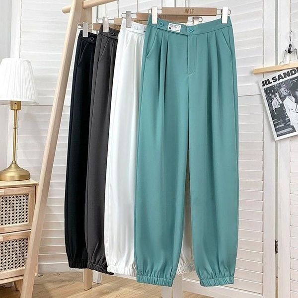 women's pants & capris women high waist 2021 summer outfits simple elegant jogging trousers ladies casual streetwear bottoms korean fas, Black;white
women's pants & capris women high waist 2021 summer outfits simple elegant jogging trousers ladies casual streetwear bottoms korean fas, Black;white