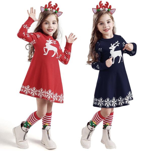 girl's dresses christmas dress girls toddler kids crochet knitted xmas deer sweater knit dress+ hairband outfits winter year party, Red;yellow
girl's dresses christmas dress girls toddler kids crochet knitted xmas deer sweater knit dress+ hairband outfits winter year party, Red;yellow