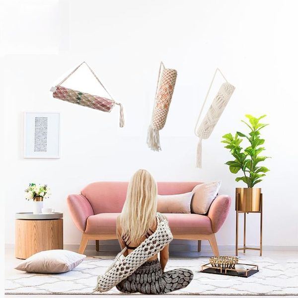 yoga mats mat storage net bag is light and easy to carry portable hand-woven tassel woven hollow
yoga mats mat storage net bag is light and easy to carry portable hand-woven tassel woven hollow