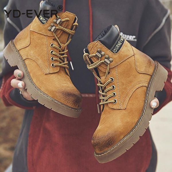 boots vintage winter motorcycle ankle women platform military shoes fashion genuine leather lace-up snow booties autumn, Black
boots vintage winter motorcycle ankle women platform military shoes fashion genuine leather lace-up snow booties autumn, Black