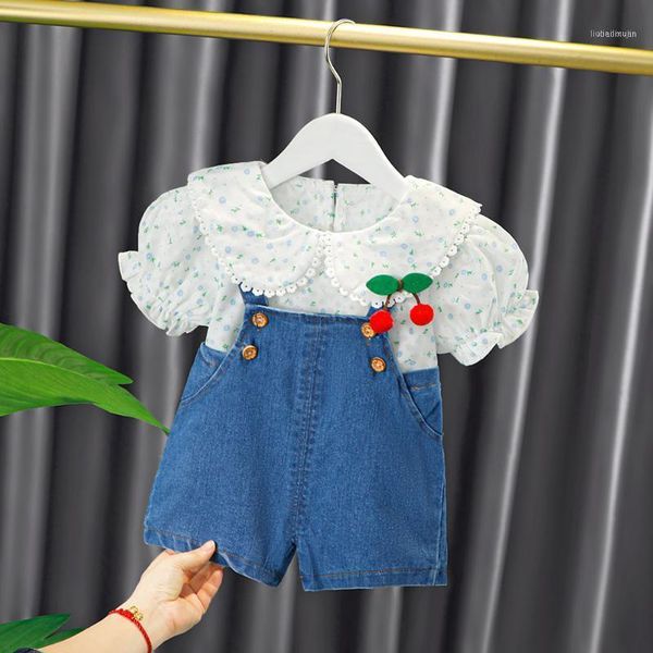 clothing sets summer born clothes baby girl doll lapel print blouse and suspender shorts two piece suit cotton toddler girls outfits1, White
clothing sets summer born clothes baby girl doll lapel print blouse and suspender shorts two piece suit cotton toddler girls outfits1, White