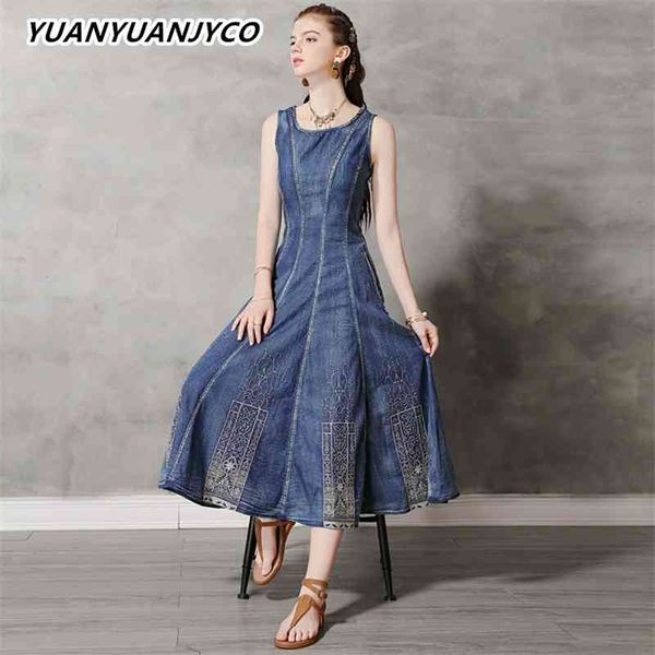 women's knits & tees yuanyuanjyco summer women mid-calf length indie folk denim lyq18 vintage elegant embroidery sleeveless long j, White
women's knits & tees yuanyuanjyco summer women mid-calf length indie folk denim lyq18 vintage elegant embroidery sleeveless long j, White