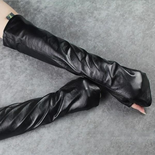 fingerless gloves lanmrem 2021 fashion autumn black female ladies reveal finger thin type pu leather arm warmers ye76001, Blue;gray
fingerless gloves lanmrem 2021 fashion autumn black female ladies reveal finger thin type pu leather arm warmers ye76001, Blue;gray