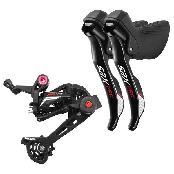 bike derailleurs sensah srx pro 11s road groupset left gear shifter + right rear derailleur kits maximum compatible with 52t cassette
bike derailleurs sensah srx pro 11s road groupset left gear shifter + right rear derailleur kits maximum compatible with 52t cassette