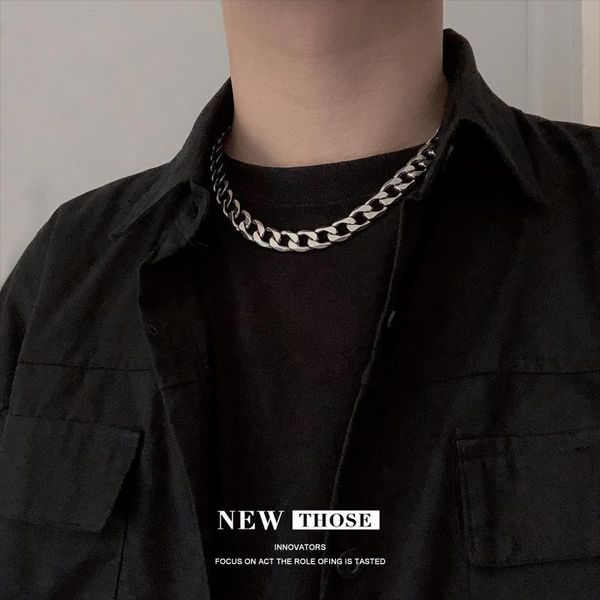 chains korean fashion pendant personality hip hop men necklace titanium steel thick chain retro gothic cuban couple neckl, Silver
chains korean fashion pendant personality hip hop men necklace titanium steel thick chain retro gothic cuban couple neckl, Silver