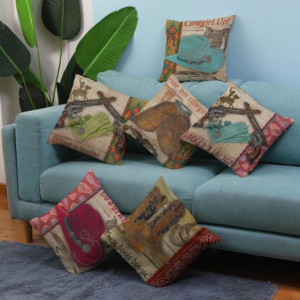cushion/decorative pillow 45cm*45cm western cowboy equipment design linen/cotton throw covers couch cushion cover home decor
cushion/decorative pillow 45cm*45cm western cowboy equipment design linen/cotton throw covers couch cushion cover home decor
