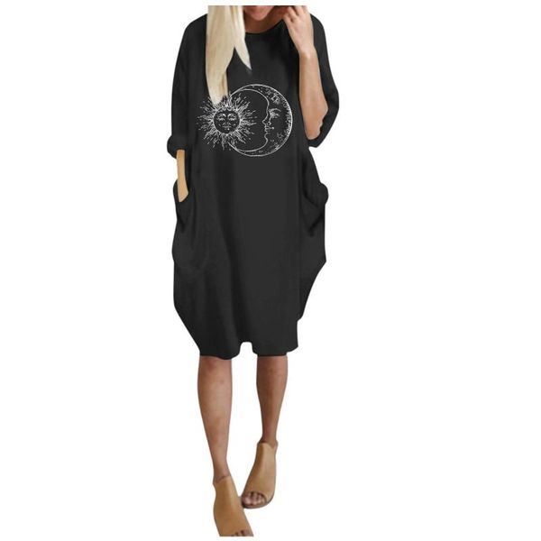 casual dresses sun moon print pockets womens long sleeve loose o neck girl dress vintage fashion western style ladies clothing, Black;gray
casual dresses sun moon print pockets womens long sleeve loose o neck girl dress vintage fashion western style ladies clothing, Black;gray