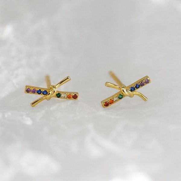 stud wtltc delicate colorful cubic zircoina earrings modern 925 sterling sliver studs 13mm small knotted tiny, Golden;silver
stud wtltc delicate colorful cubic zircoina earrings modern 925 sterling sliver studs 13mm small knotted tiny, Golden;silver