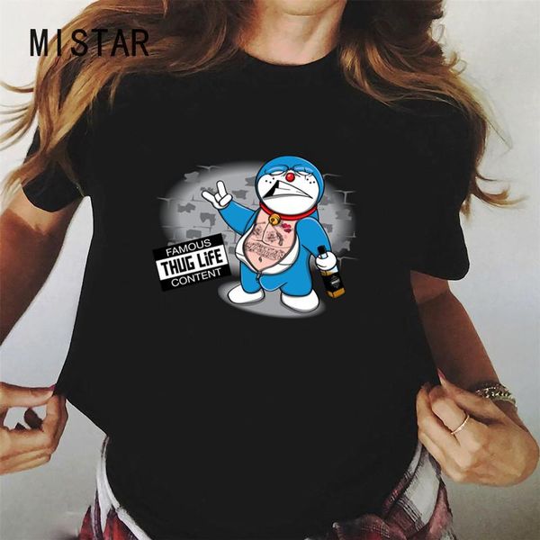 women's t-shirt blue thug life t shirt women harajuku short sleeve cartoon doraemon printed summer tshirt graphic tees female, White
women's t-shirt blue thug life t shirt women harajuku short sleeve cartoon doraemon printed summer tshirt graphic tees female, White
