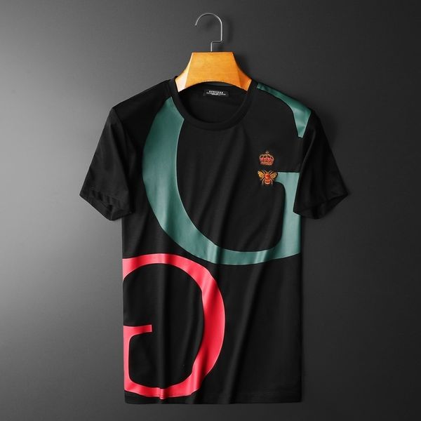 fashion t shirts 2021 summer men's round neck mercerized cotton short sleeve city leisure embroidery bee, White;black
fashion t shirts 2021 summer men's round neck mercerized cotton short sleeve city leisure embroidery bee, White;black