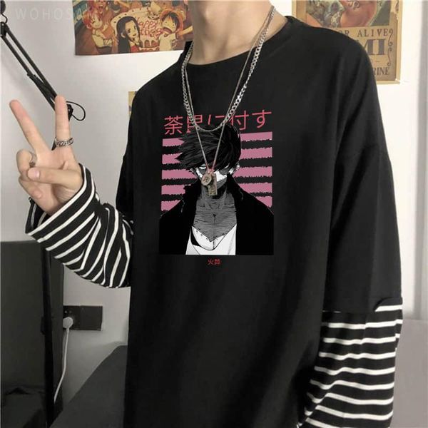 men's t-shirts anime my hero academia dabi print fake two pieces t shirts men harajuku manga funny sad boys long sleeve striped t-shi, White;black
men's t-shirts anime my hero academia dabi print fake two pieces t shirts men harajuku manga funny sad boys long sleeve striped t-shi, White;black
