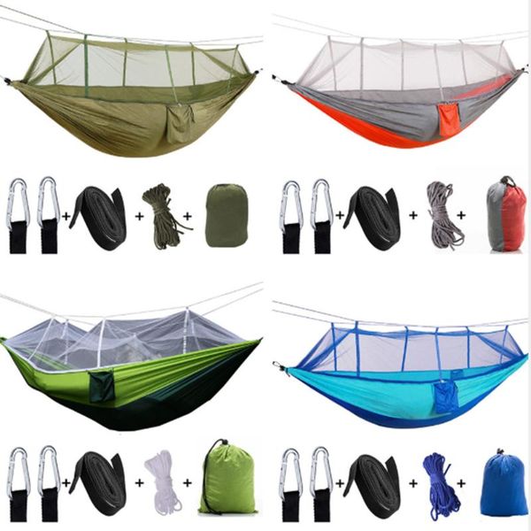 portable camping/garden hammock with mosquito net outdoor furniture 1-2 person hanging bed strong fabric sleep swing camp
portable camping/garden hammock with mosquito net outdoor furniture 1-2 person hanging bed strong fabric sleep swing camp
