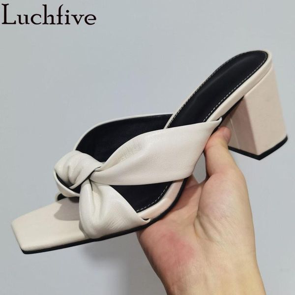 slippers tie knot design chunky heel woman suede leather square toe mid sandals mules summer shoes mujer, Black
slippers tie knot design chunky heel woman suede leather square toe mid sandals mules summer shoes mujer, Black