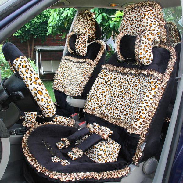 car seat covers leopard print lace universal short plush winter auto sets for women interior accessories 19pcs
car seat covers leopard print lace universal short plush winter auto sets for women interior accessories 19pcs