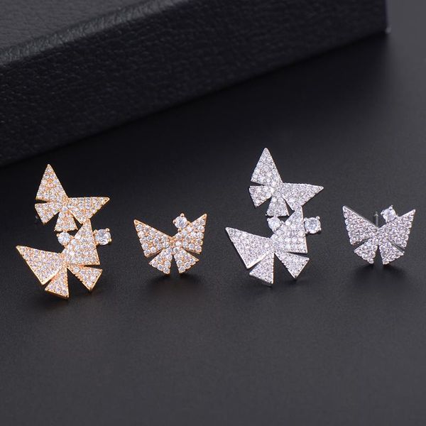 stud godki 23mm mismatch luxury 3pcs butterfly cubic zirconia cz engagement women wedding party nightclub statment earring, Golden;silver
stud godki 23mm mismatch luxury 3pcs butterfly cubic zirconia cz engagement women wedding party nightclub statment earring, Golden;silver