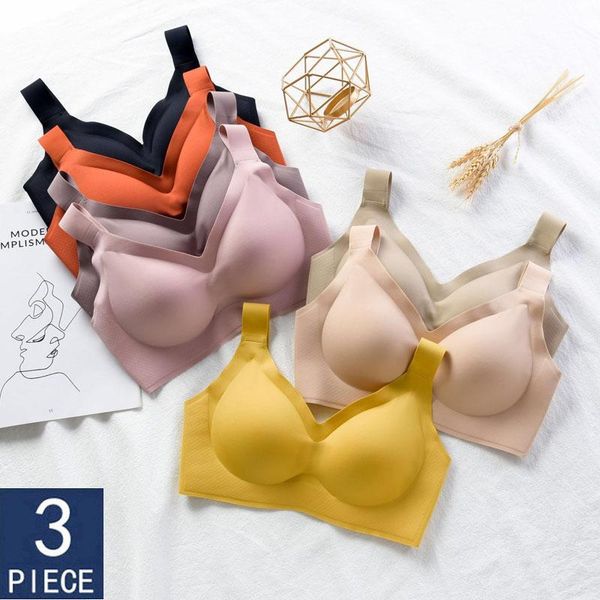 bras 3pcs latex seamless bra women push up underwear cooling gathers -proof pad female intimate, Red;black
bras 3pcs latex seamless bra women push up underwear cooling gathers -proof pad female intimate, Red;black