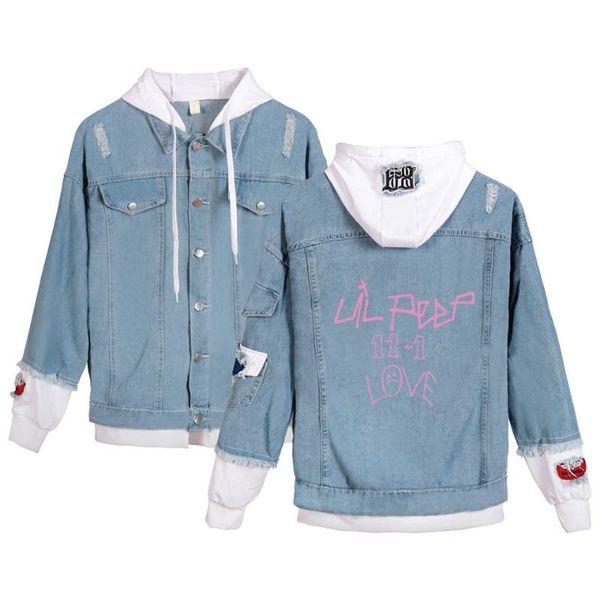 women's hoodies & sweatshirts lil peep hooded denim jacket for women casual jeans holes vintage harajuku coat female loose streetwear b, Black
women's hoodies & sweatshirts lil peep hooded denim jacket for women casual jeans holes vintage harajuku coat female loose streetwear b, Black