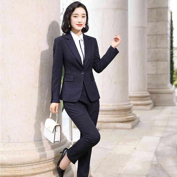 pant woman blue apricot suit plaid business interview work ensemble long blazer jacket and pants two piece together, White
pant woman blue apricot suit plaid business interview work ensemble long blazer jacket and pants two piece together, White