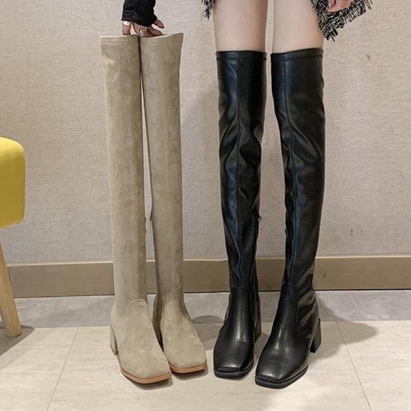 boots over the knee women high heels zipper ladies shoes 2021 fashion slim thigh winter long boot women's, Black
boots over the knee women high heels zipper ladies shoes 2021 fashion slim thigh winter long boot women's, Black